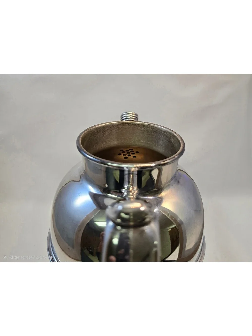 Vintage Crescent Silver Co Art Deco Cocktail Shaker Pitcher Plated Barware